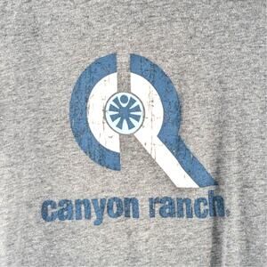 Ancient Language S Canyon Ranch Graphic Tee Heather Gray Short Sleeve Crew Neck